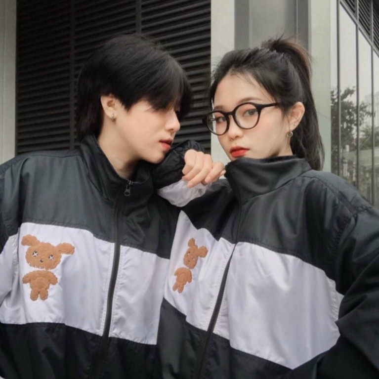 Áo Khoác Dù Nam Nữ Unisex - Áo Khoác Jacket Bombers GẤU Siêu Hot