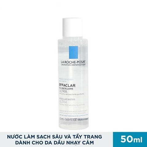 Nước tẩy trang dành cho da dầu nhạy cảm La Roche Posay 50ml