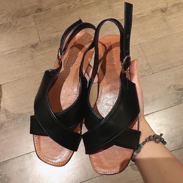 Sandal chéo hs đế bệt