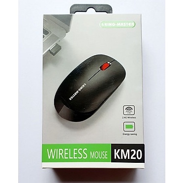Chuột không dây Kingmaster KM20, Plug 2.4GHz- Full box, Chính hãng 100%- Bảo hành 12 tháng