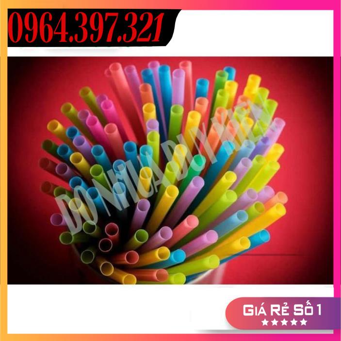 [FREESHIP] 1Kg Ống Hút Nhựa Cứng Có Màng Bọc Từng Chiếc OPP Cao Cấp