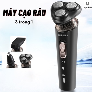 Máy cạo râu đa năng 3 trong 1 chống nước IPX7 cao cấp - Unpublic