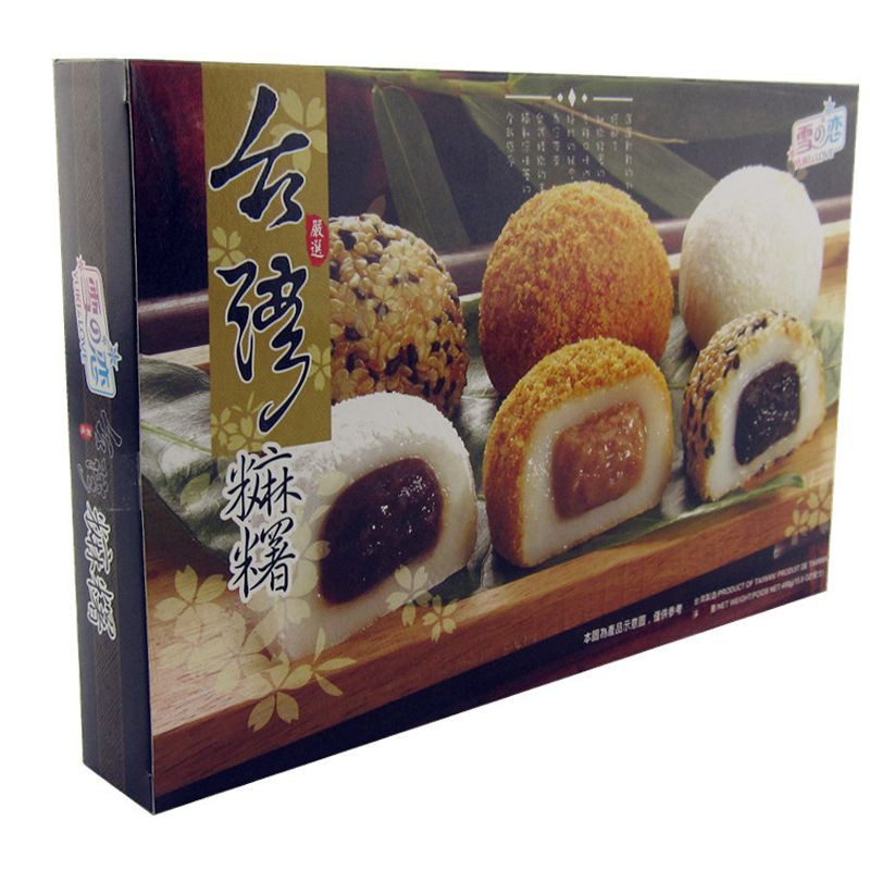 BÁNH MOCHI YUKI&amp;LOVE NHÂN THẬP CẨM(450g) Đài Loan -mã vạch 4712905016104