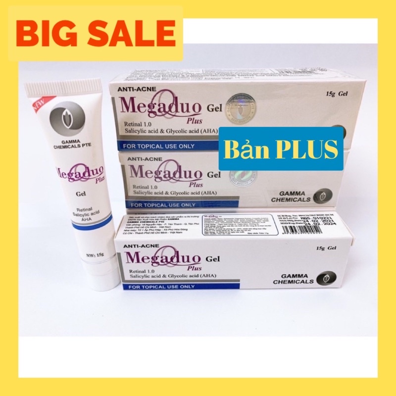 ✅[Chính Hãng] MEGADUO Bản Plus 15g Retinal 1.0 - Giảm Mụn Thâm, Trứng Cá, Dưỡng Da - New | BigBuy360 - bigbuy360.vn