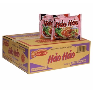Thùng mì hảo hảo tôm chua cay