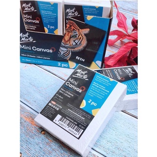 [Cheapy] Khung vẽ Canvas Mini Mont Marte ( kèm giá đỡ ) - Khung vải canvas