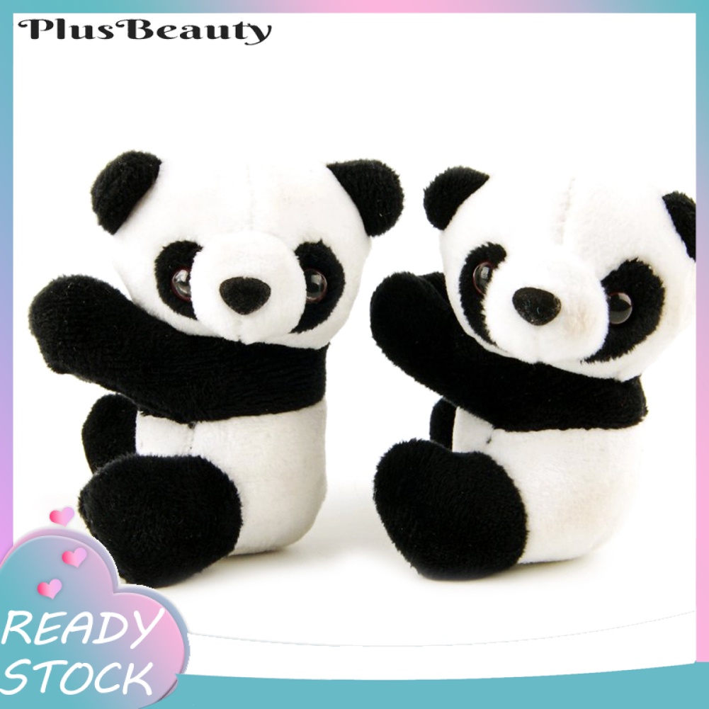 Kẹp Giấy Ghi Chú / Ảnh / Thẻ Hình Gấu Trúc Nhồi Bông 4 Inch Dễ Thương