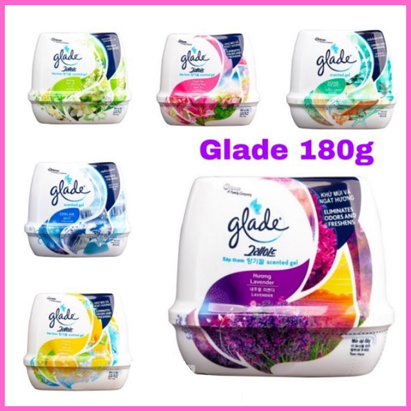 Sáp Thơm Glade Nhập Khẩu Thái Lan 180G - Sáp thơm phòng khử mùi, hương thơm dịu nhẹ