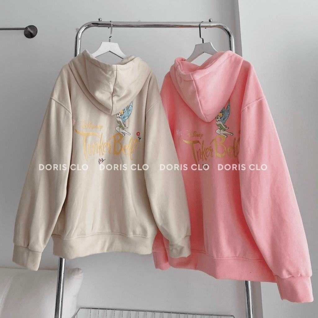 Áo Khoác Nỉ Chui Đầu Có Nón To Chất Mịn Mát Trẻ Trung Cá Tính Cô Gái Có Cánh TInh Linh