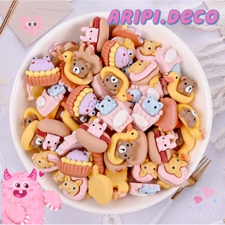 Charm bánh kẹp hình thú siêu xinh B36/ Nguyên liệu làm phụ kiện handmade vòng tay / resin
