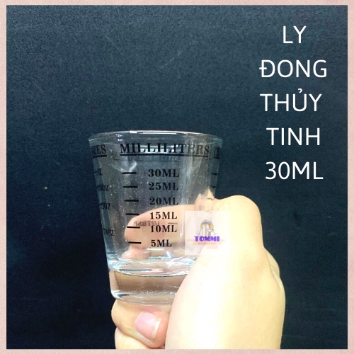 Cốc Thủy Tinh Định Lượng 30ml 60ml  Espresso Chịu Nhiệt Độ Cao An Toàn  – Dụng Cụ Pha Chế