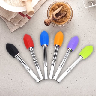 Kẹp gắp thức ăn HOUSEEKER làm từ thép không gỉ silicon chịu nhiệt 7 inch cho BBQ nấu ăn