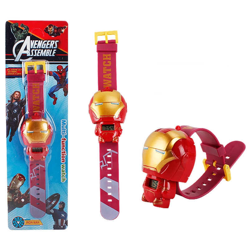 Đồng hồ đồ chơi hình nhân vật siêu anh hùng The Avengers dành cho trẻ em | BigBuy360 - bigbuy360.vn