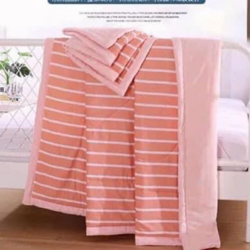 Chăn hè Mu ji KẺ SỌC xuất nhật tiện lợi cho gia đình