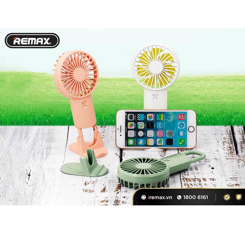 Quạt mini USB móc treo Remax RLFN33. Quạt tiện lợi chính hãng HAGU.