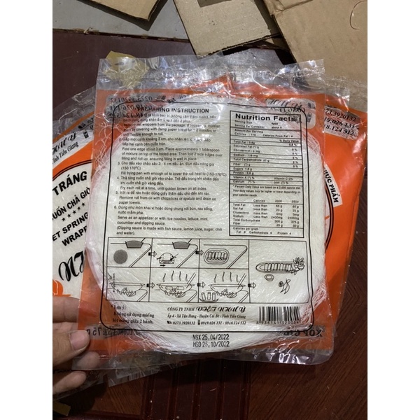 10 Gói ( 200 cái ) bánh đa nem rế - bánh tráng rế xốp giòn đủ lá