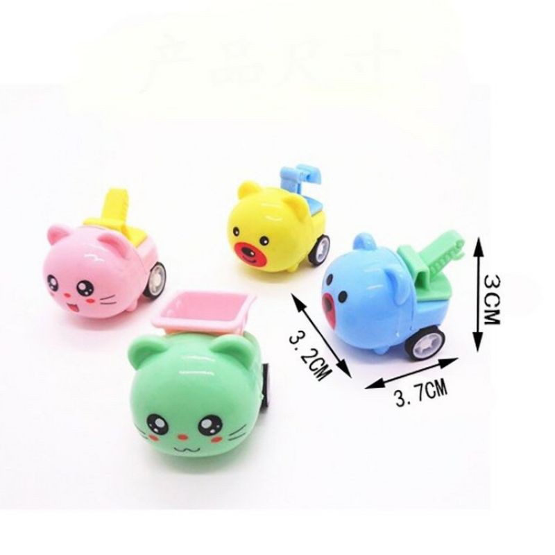 Đồ Chơi Ô Tô Trẻ Em Chạy Cót Hình Thú Dễ Thương Cho Bé - Xe Ô Tô Cho Bé Nhiều Màu Sắc  Sóc_toystore