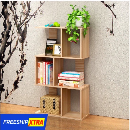 Kệ sách CHỮ S - Kệ để đồ 4 tầng - BX2476