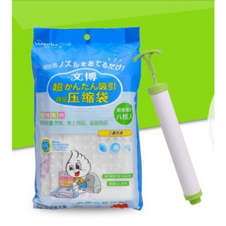 Bộ hút chân không Wenbo - 8 túi hút chân không kèm bơm tay