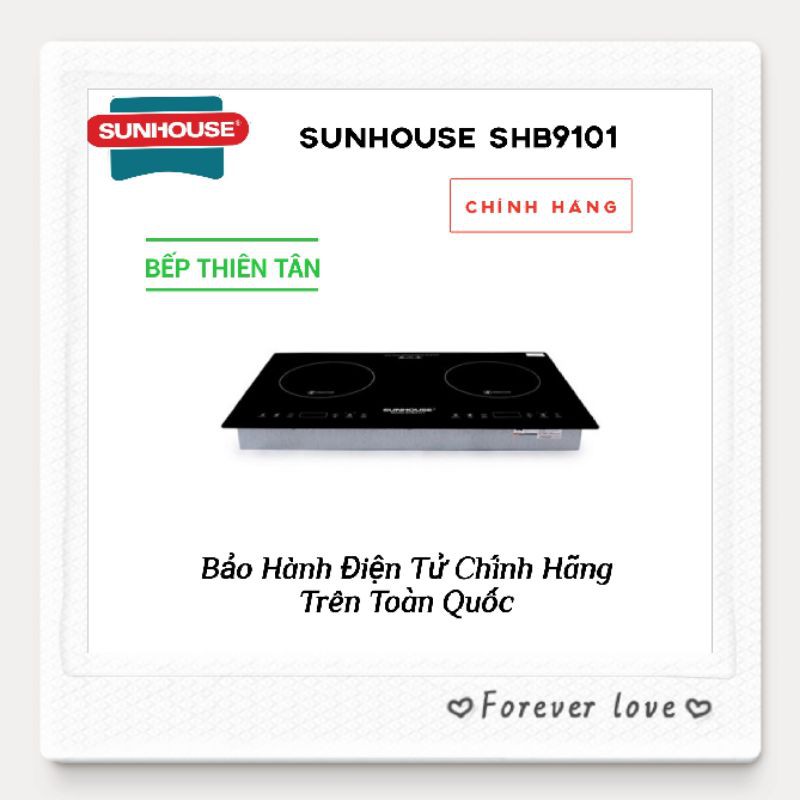 Bếp Từ Đôi Cao Cấp SUNHOUSE SHB9101 New 2021