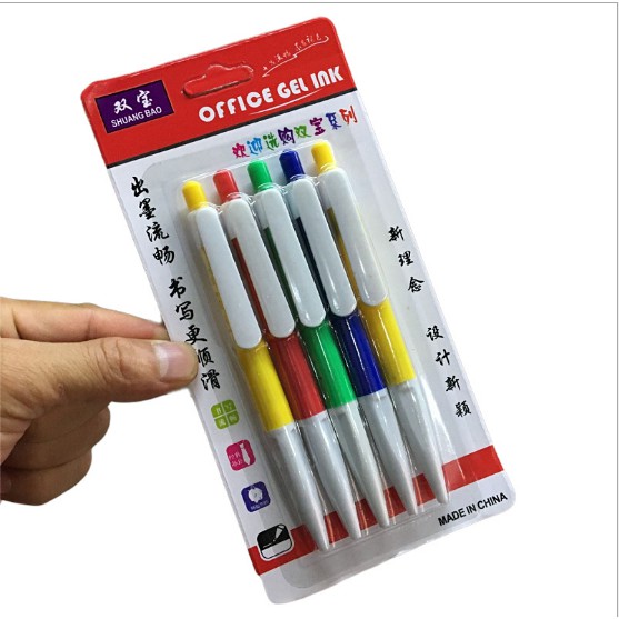 Vỉ 5 bút bi