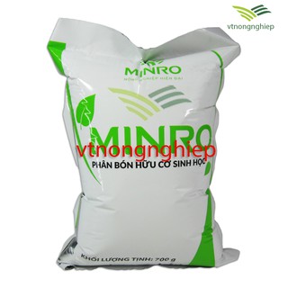 Phân bón hữu cơ sinh học Minro , trọng lượng 700gr