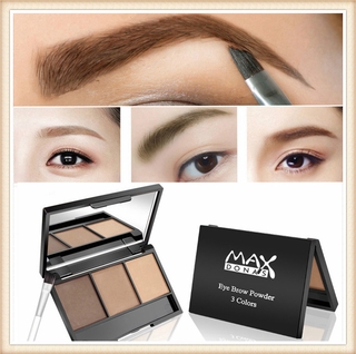 [Hàng mới về] Bảng Phấn Lông Mày 3 Màu Tự Nhiên Lâu Trôi