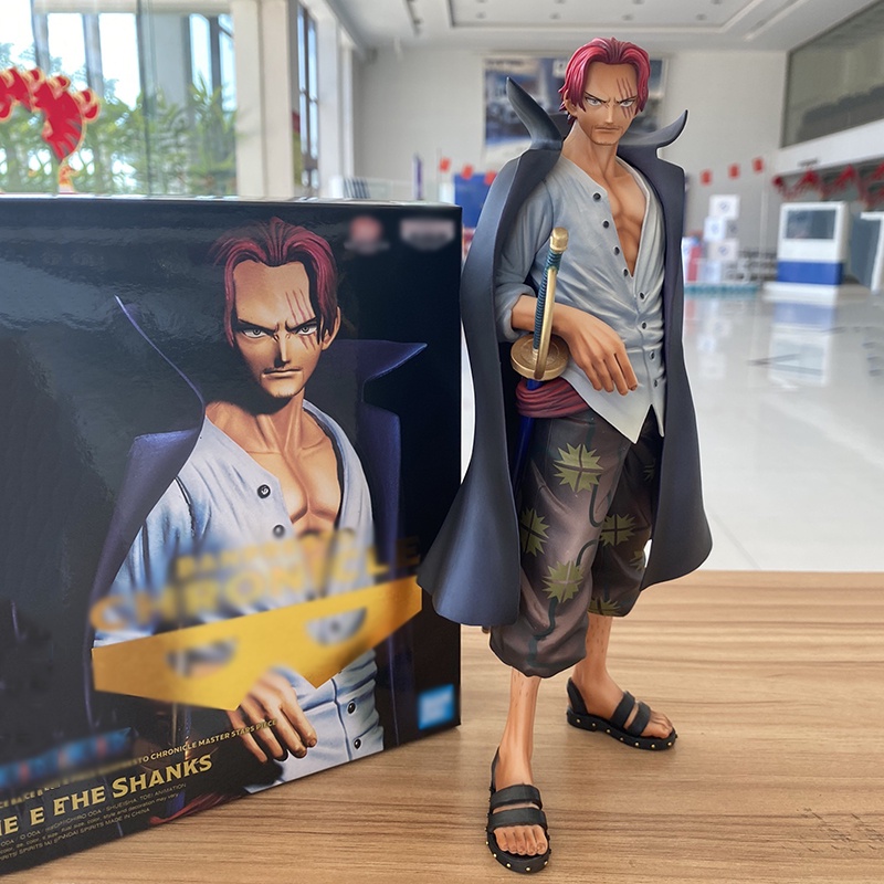 Mô Hình Nhân Vật Anime One Piece Tóc Đỏ Bằng PVC