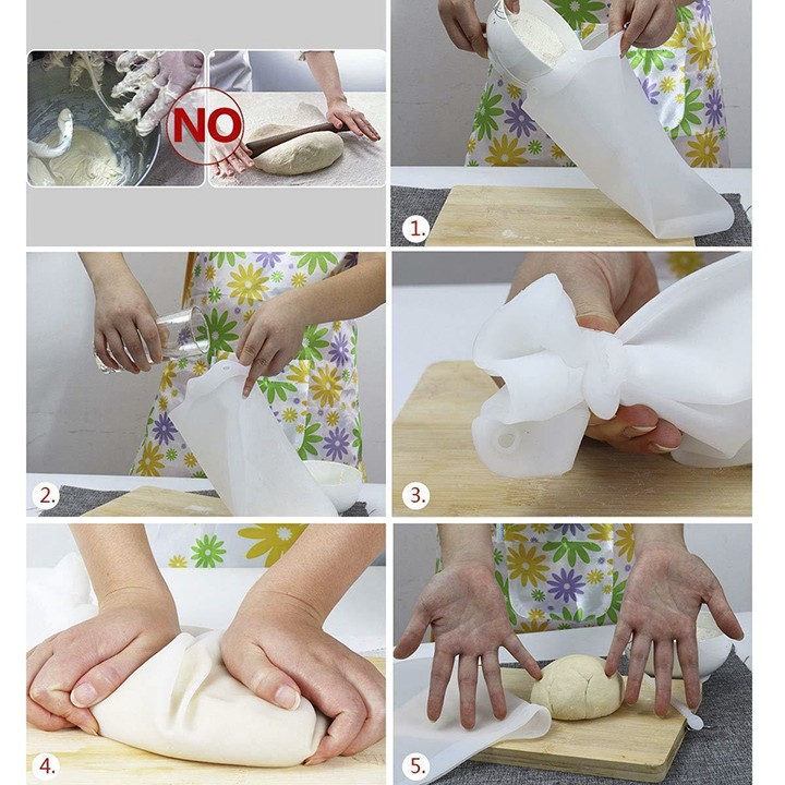 Kneading Bag - Túi nhào bột làm bánh bằng silicon đa chức năng