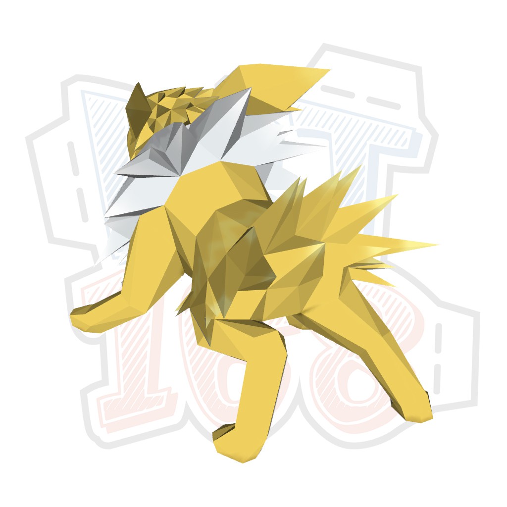 Mô hình giấy Anime Game Pokemon Jolteon