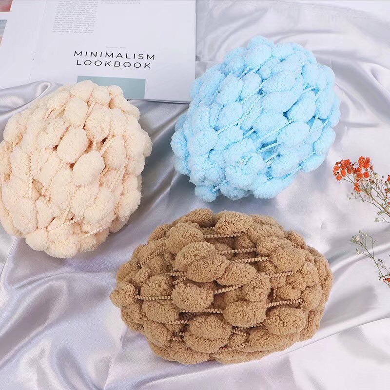 Len bông bi dày đan thảm, đệm 125gram