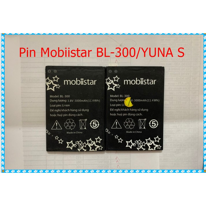 Pin Mobiistar BL-300.YUNA S