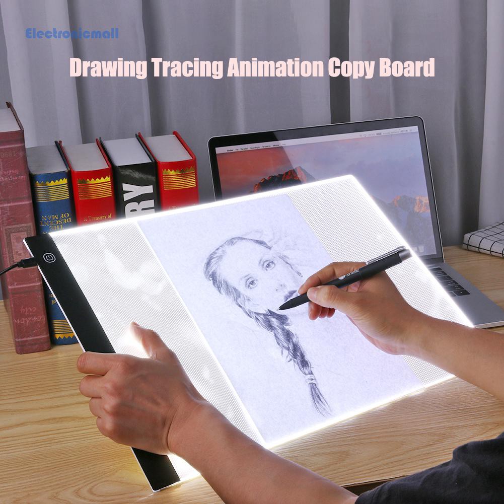 Bảng Vẽ Đèn Led Điện Tử Cỡ A4 A3 Usb Siêu Mỏng Chống Mệt Mỏi