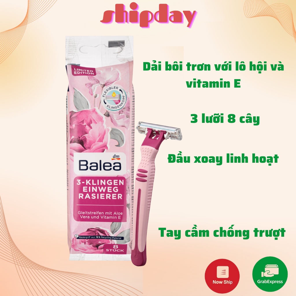 Bọt tẩy lông Balea, gel cạo lông, kem dưỡng sau wax, kem tẩy lông Balea Đủ Bill- Nội địa Đức