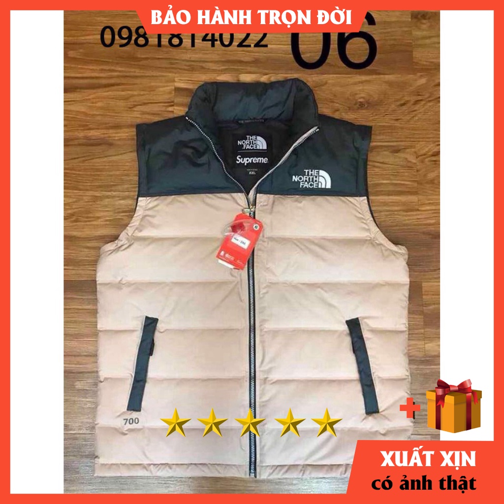 Áo khoác The North Face ghi lê Nam lông Vũ  BẢO HÀNH TRỌN ĐỜI