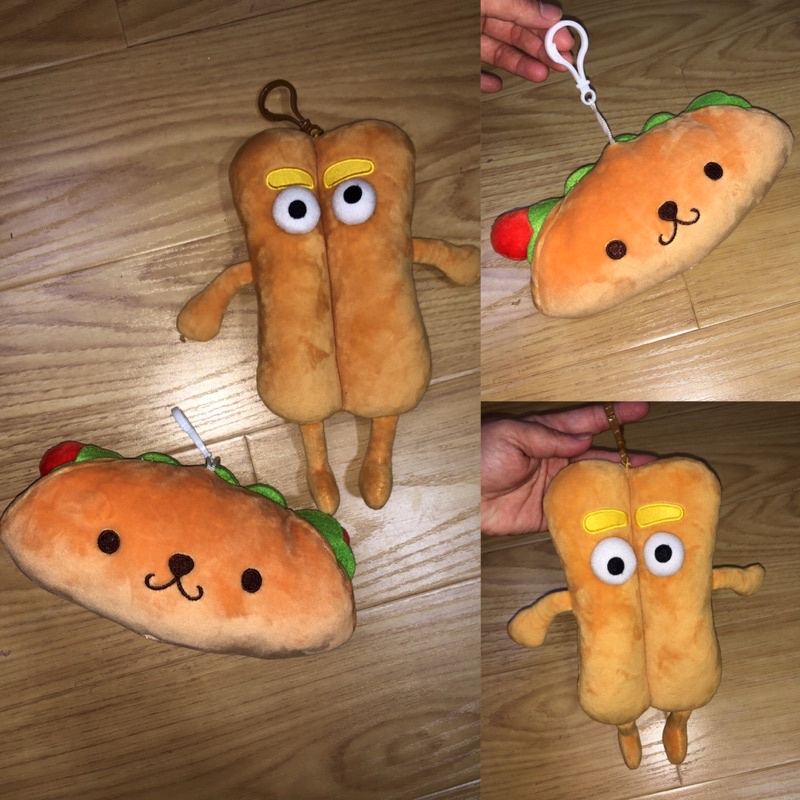 A2  Thú bông treo balo túi xách hình bánh