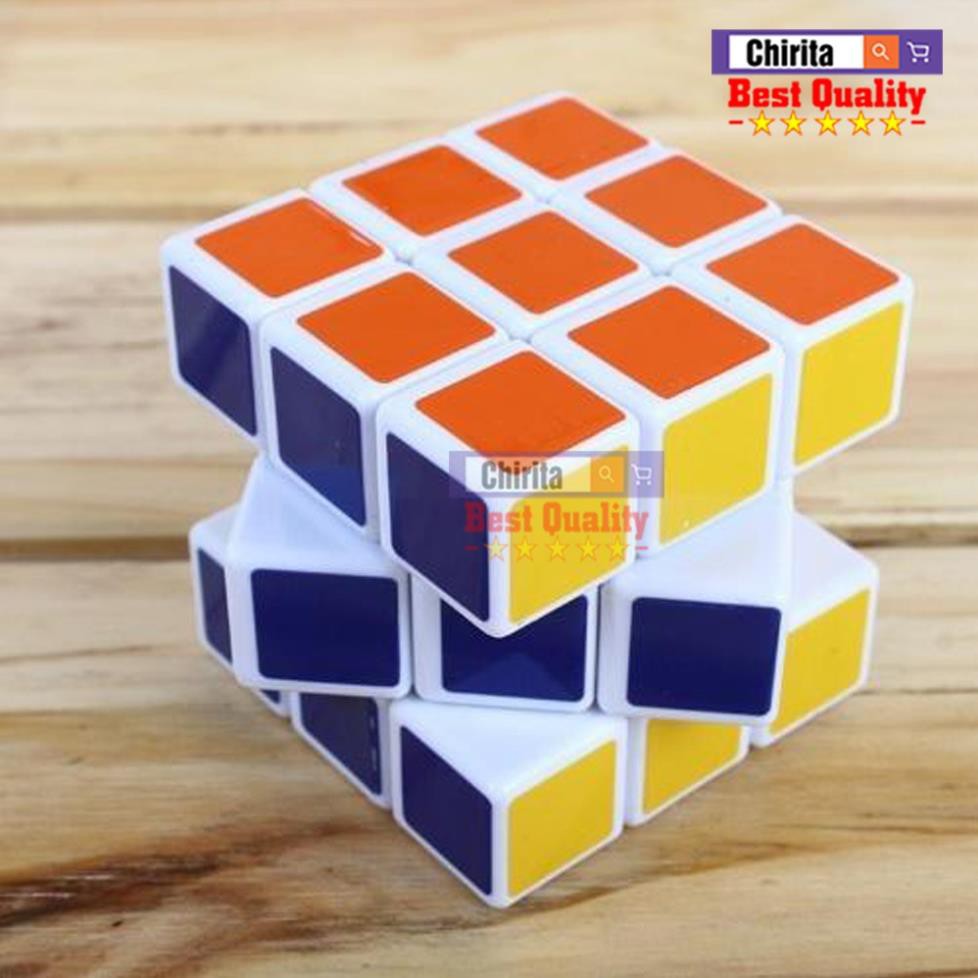 Rubik 3x3x3 Magic Cube Viền Trắng Cao Cấp - Rubik 3x3 Biến Thể Tốc Độ Xoay Chuyên Nghiệp - Kích Thích Trí Não