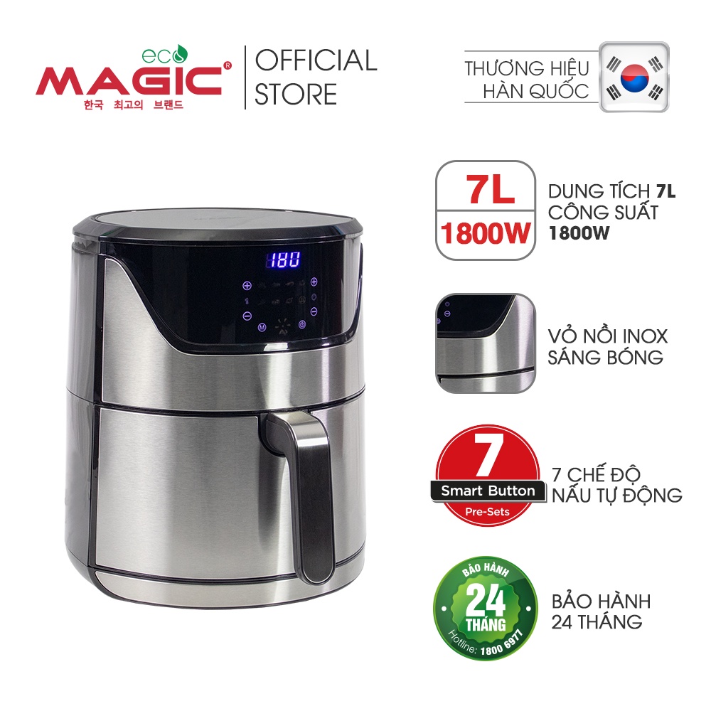 Nồi chiên điện tử Magic Eco AC122 7L