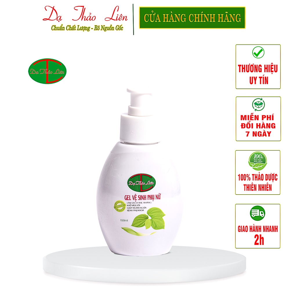 Gel Vệ Sinh Phụ Nữ Dạ Thảo Liên 100% Thảo Dược Thiên Nhiên 150ml | 100% Natural Herbal Feminine Hygiene Gel 150ml