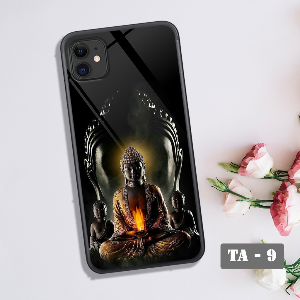 Ốp in iPhone 11 - iPhone 11 Pro - iPhone 11 Pro Max - iPhone 12 - iPhone 12 Pro - iPhone 12 Pro Max in hình Sen Vàng.