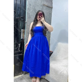 ĐẦM MAXI DÀI SẮC MÀU [TNT SHOP BIGSIZE 60KG 90KG]