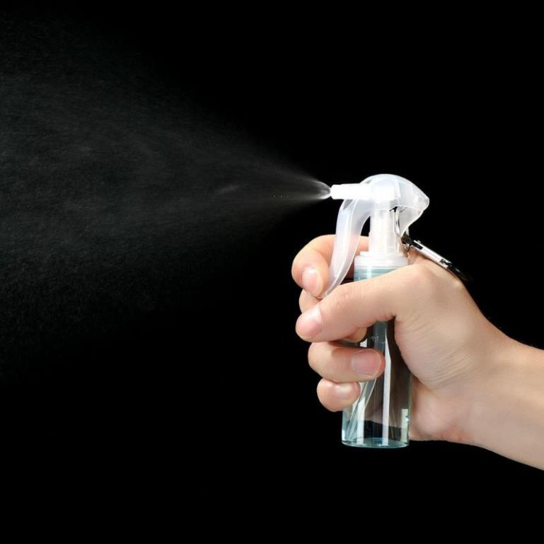 [RẺ VÔ ĐỊCH] Chai nhựa pet vòi xịt Súng 60ml có Móc khóa chiết dung dịch du lịch tiện lợi , phụ kiện du lịch