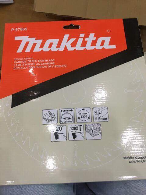 Lưỡi chuyên nhôm nhựa Makita và Covina 250x120R