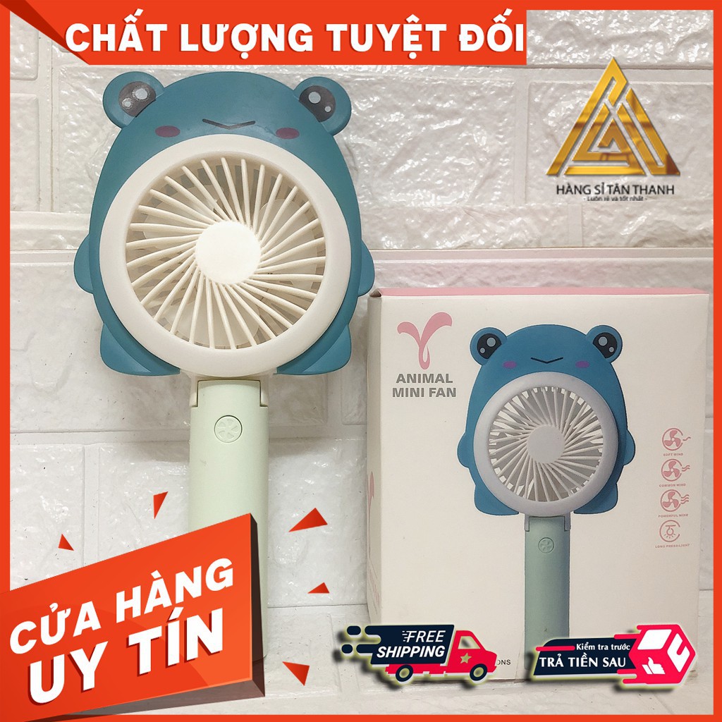 [MỚI VỀ]Quạt mini cầm tay pin sạc tích điện, đèn LED siêu sáng, quạt siêu mát