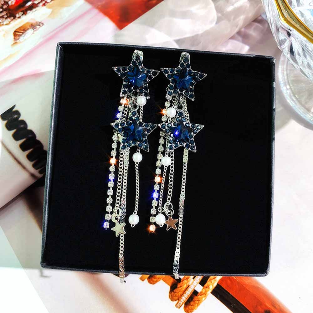 Khuyên Tai Chuỗi Đính Hạt Ngọc Trai