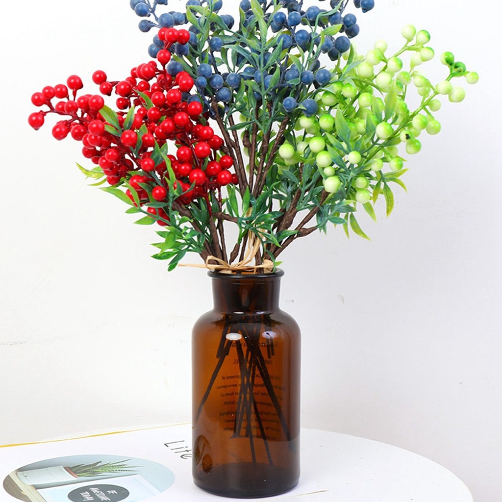 Epoch Nhánh Cây Quả Mọng Nhân Tạo Bằng Xốp Nhiều Màu Trang Trí Giáng Sinh / Tiệc Cưới