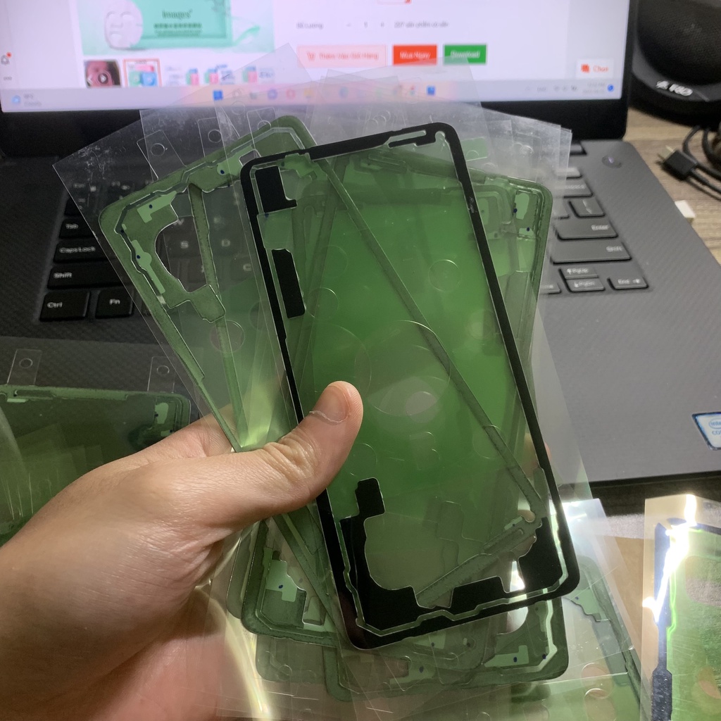Keo Dán Lưng, Ron Chống Nước, Ron Áp Xuất Samsung Note 20, S10 Plus, có thể dùng cho Note8, Note9, Note 10 plus, S10 5G