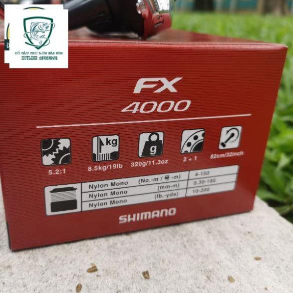 Máy câu Shimano FX 1000-2000-2500-3000-4000 tùy chọn size  2019 nhiều cải tiến -ĐỒ CÂU CHỢ LỚN SÀI GÒN