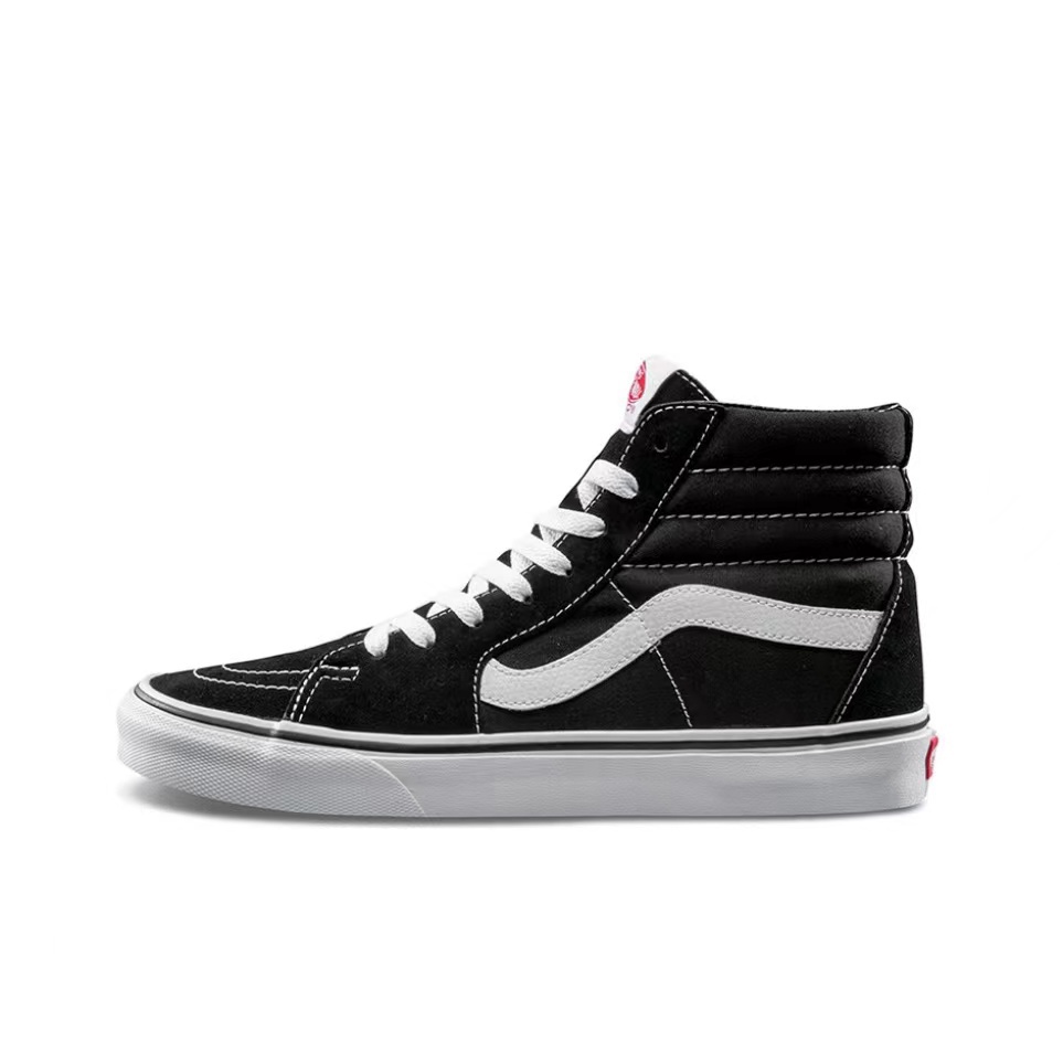 Giày Thể Thao Vans SK8 Cổ Cao Phối Màu Đen Trắng Cá Tính Cho Nam Và Nữ