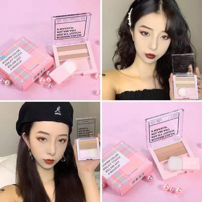 Phấn Tạo Khối Và Highlight Đa Năng 16Brand Filter Shot Contour Peach